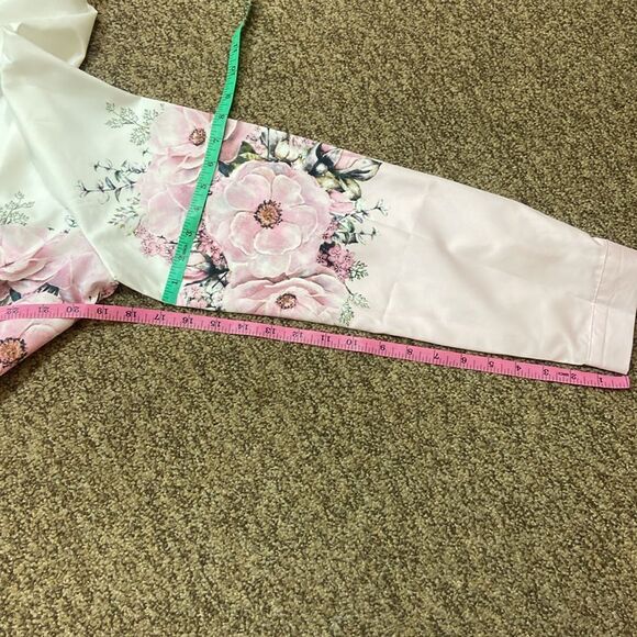 Women’s  Floral Button-Up Shirt Blouse Size XXL - Picture 10 of 12